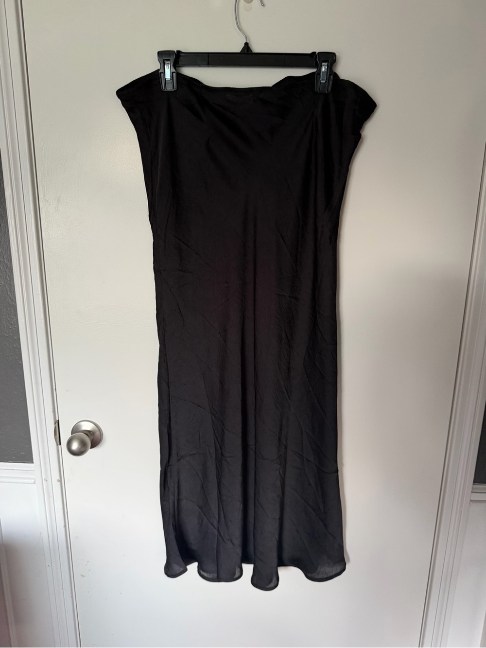Classic Black Midi Skirt